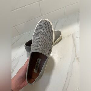 Steve Madden Gray Slide-on Loafers